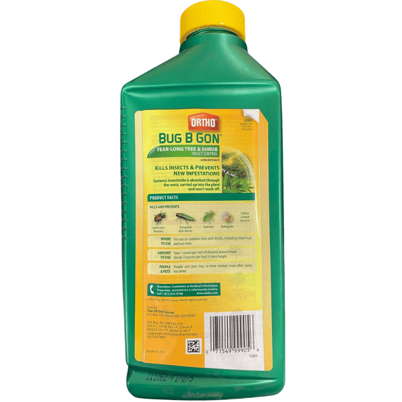 Ortho Bug B Gone Tree & Shrub 40 oz. | Gilford Hardware 