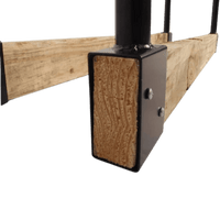 Thumbnail for Panacea Black Powder Coated Steel Log Rack | Gilford Hardware