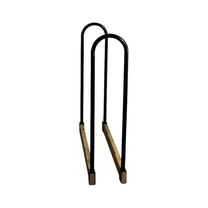 Panacea Black Powder Coated Steel Log Rack | Gilford Hardware