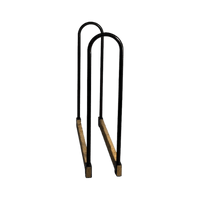 Thumbnail for Panacea Black Powder Coated Steel Log Rack | Gilford Hardware