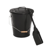 Thumbnail for Panacea Metal Fireplace Ash Bucket and Shovel Set | Gilford Hardware