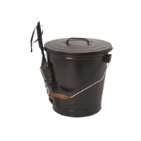 Thumbnail for Panacea Metal Fireplace Ash Bucket and Shovel Set | Gilford Hardware