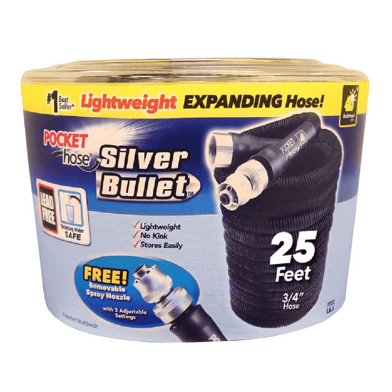 Pocket Hose Expandable Lightweight Garden Hose 3/4" X 25' | Gilford Hardware