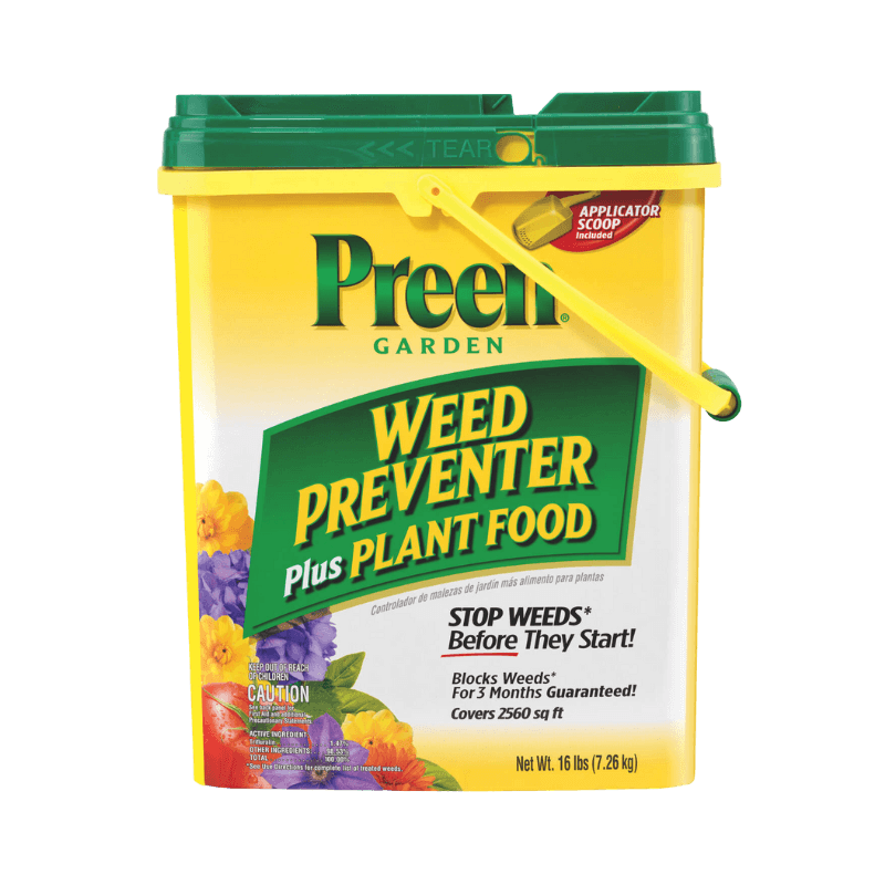 Preen Granules Weed Preventer & Fertilizer 16 lb. | Gilford Hardware