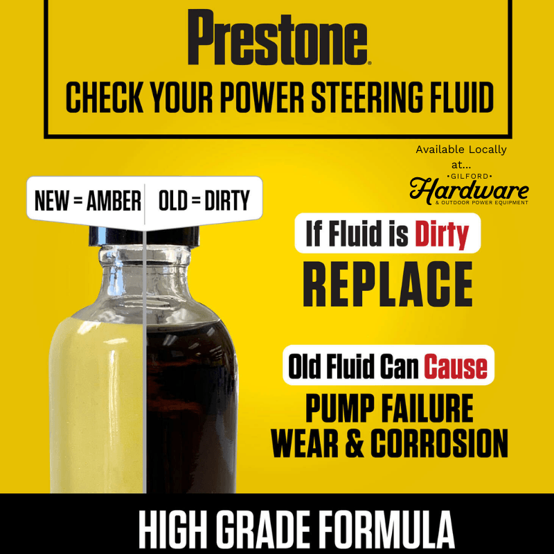 Prestone Power Steering Fluid 12 oz. | Gilford Hardware