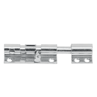 Thumbnail for National Hardware Zinc Barrel Bolt 4-inch. | Gilford Hardware