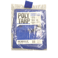 Thumbnail for Projex Light Duty Blue Tarp 8' x 10' | Gilford Hardware