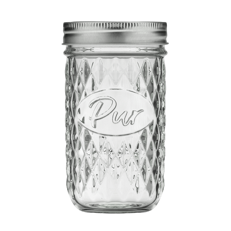 Pur Mason Jar Regular Mouth 16 oz. 12-Pack. | Gilford Hardware