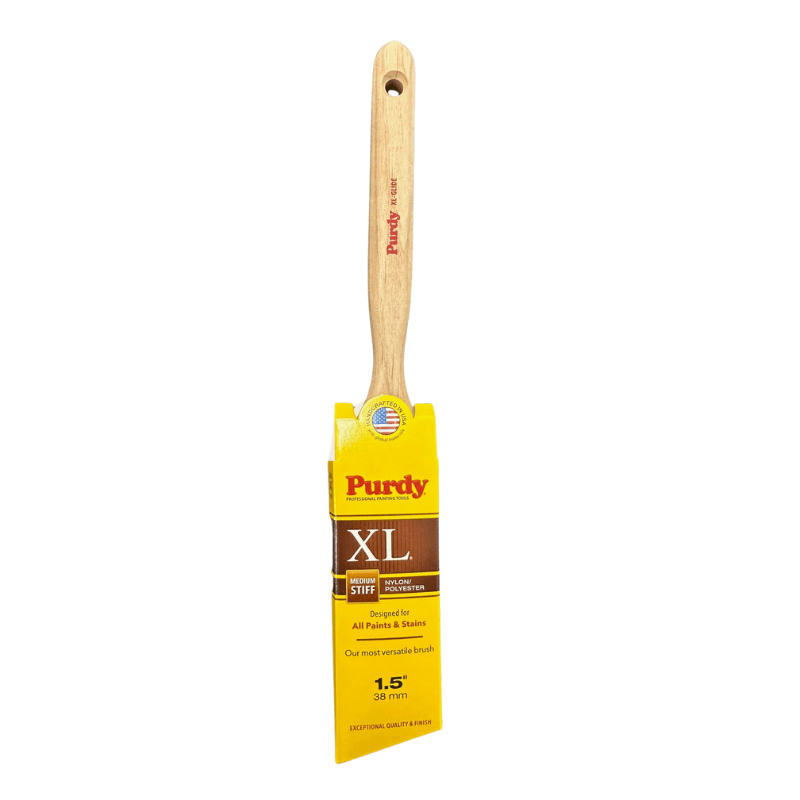 Purdy XL Glide Medium Stiff Angle Trim Paint Brush 1-1/2" | Gilford Hardware 