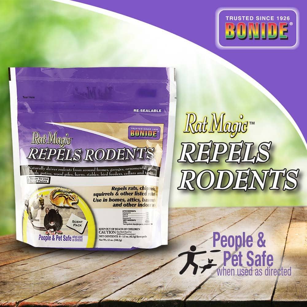 Bonide Rat Magic Repellent Scent Pouch 8-Pack. | Gilford Hardware 