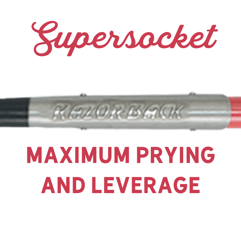 Razorback Poweredge Fiberglass Handle Digging Shovel | Gilford Hardware