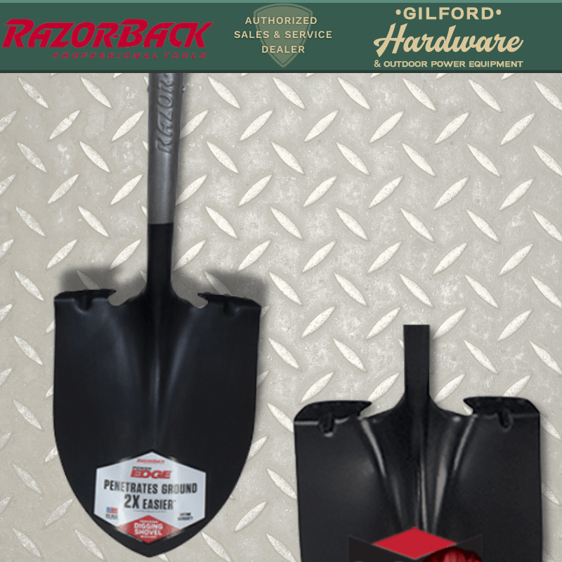 Razorback POWEREDGE Digging Shovel D-Grip 45.2" | Gilford Hardware