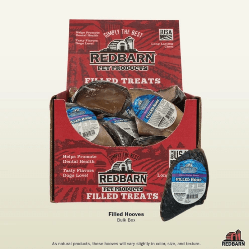 Redbarn Dog Treats Beef and Peanut Butter Hoof | Gilford Hardware