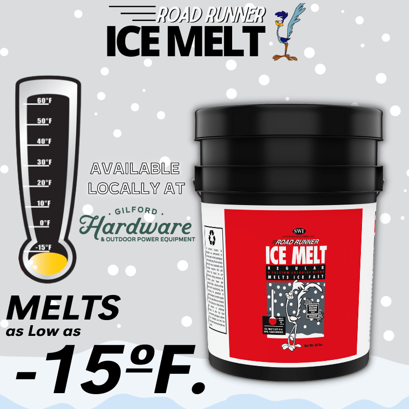 Road Runner Ice Melt Bucket 50 lbs. | Gilford Hardware