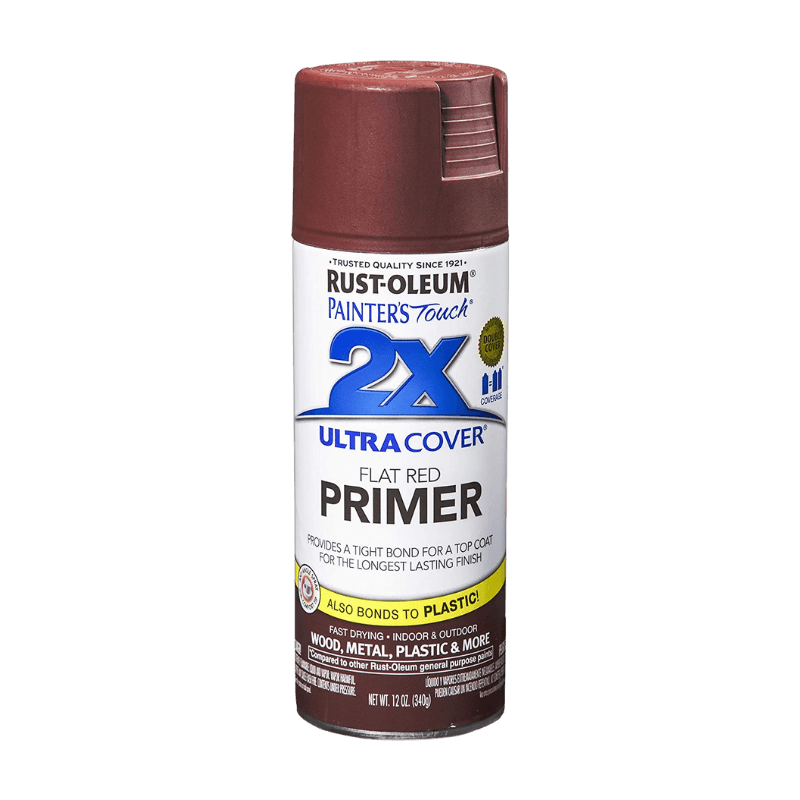 Rust-Oleum Red Spray Paint 2X Ultra Cover Flat 12 oz. | Gilford Hardware