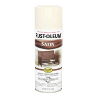 Thumbnail for Rust-Oleum Stops Rust Satin White Spray Paint 12 oz. | Gilford Hardware