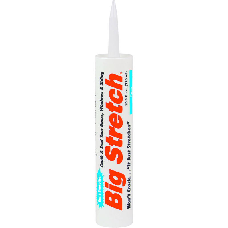 Sashco Big Stretch Clear Acrylic Caulk 10.5 oz.. | Gilford Hardware 