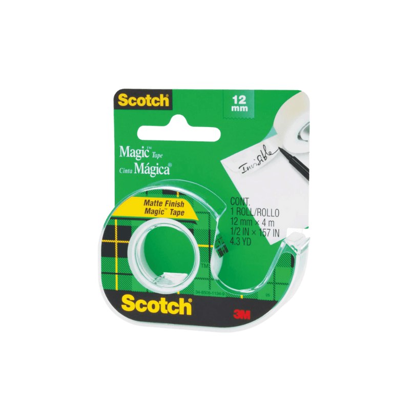 Scotch Magic Transparent Tape 1/2" X 12.5 yd. | Gilford Hardware