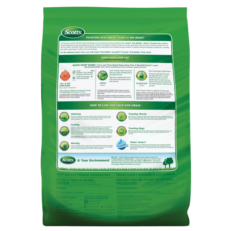 Scotts Turf Builder Starter Lawn Food 14000 sq. ft. | Gilford Hardware 