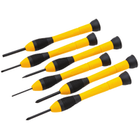 Thumbnail for Stanley Precision Screwdriver Set 6-Piece. | Gilford Hardware