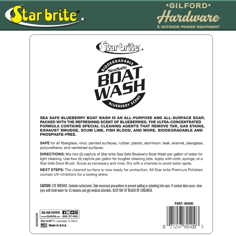 Star Brite Multi-Purpose Boat Soap Liquid 16 oz. | Gilford Hardware 