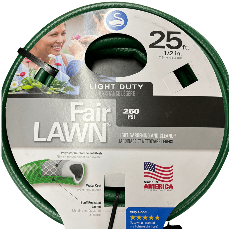 Swan Light Duty Garden Hose 1/2" X 25' | Gilford Hardware