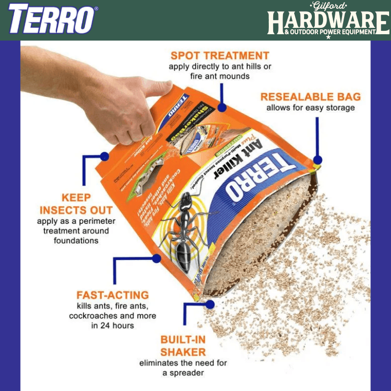 TERRO Ant Killer Granules 3 lb. | Gilford Hardware