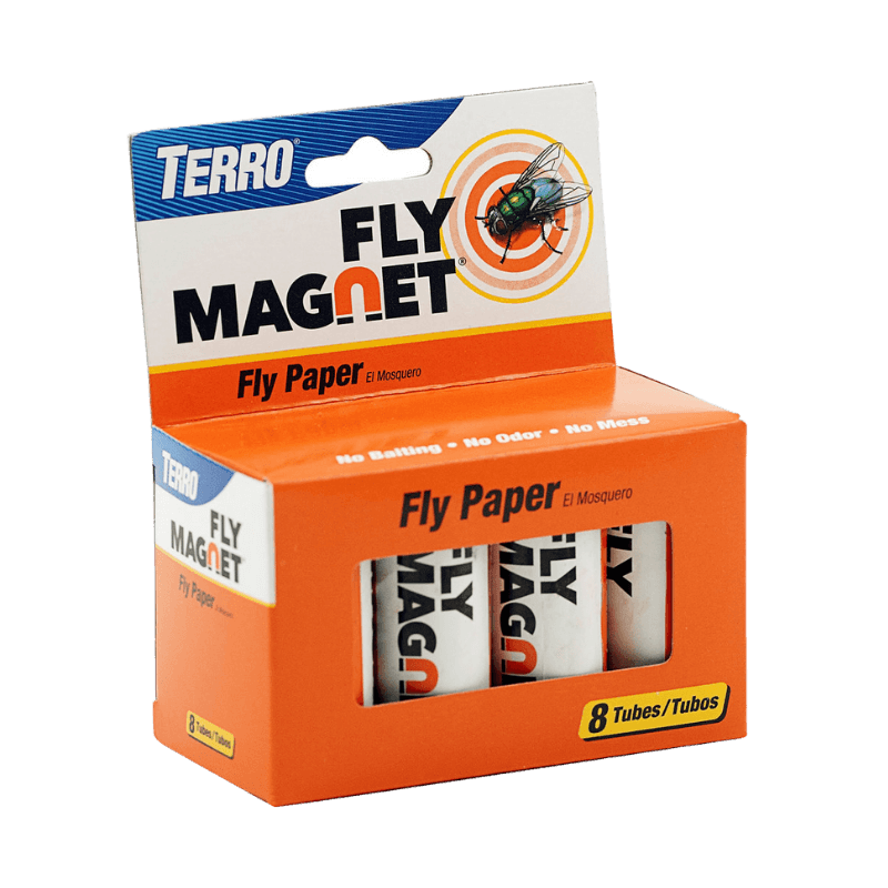 TERRO Fly Magnet Sticky Fly Paper Trap 4-Pack. | Gilford Hardware