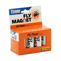 Thumbnail for TERRO Fly Magnet Sticky Fly Paper Trap 4-Pack. | Gilford Hardware