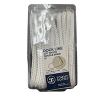 Thumbnail for Tommy Docks Diamond Braided Nylon Dock Line 3/8 in. X 15 ft. | Gilford Hardware 