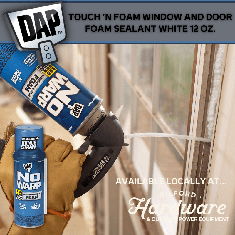 Touch 'n Foam Window and Door Foam Sealant White 12 oz. | Gilford Hardware