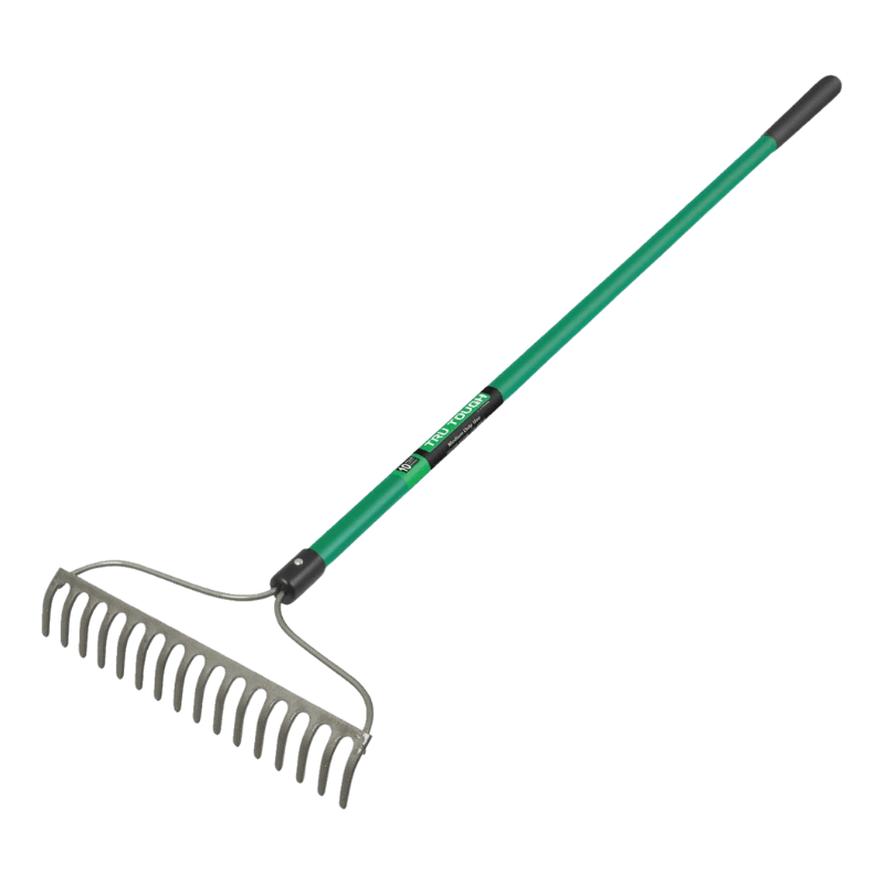 Truper Steel Bow Rake Fiberglass Handle 60.5 in. L X 16 in. W | Gilford Hardware