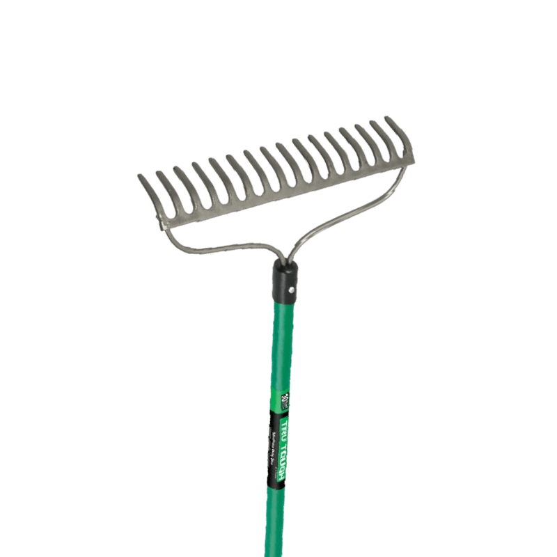 Truper Steel Bow Rake Fiberglass Handle 60.5 in. L X 16 in. W | Gilford Hardware