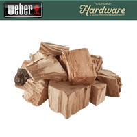 Thumbnail for Weber Firespice Hickory Wood Smoking Chunks 350 cu. in. | Gilford Hardware 