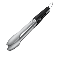 Thumbnail for Weber Premium Stainless Steel Black Grill Tongs | Gilford Hardware 