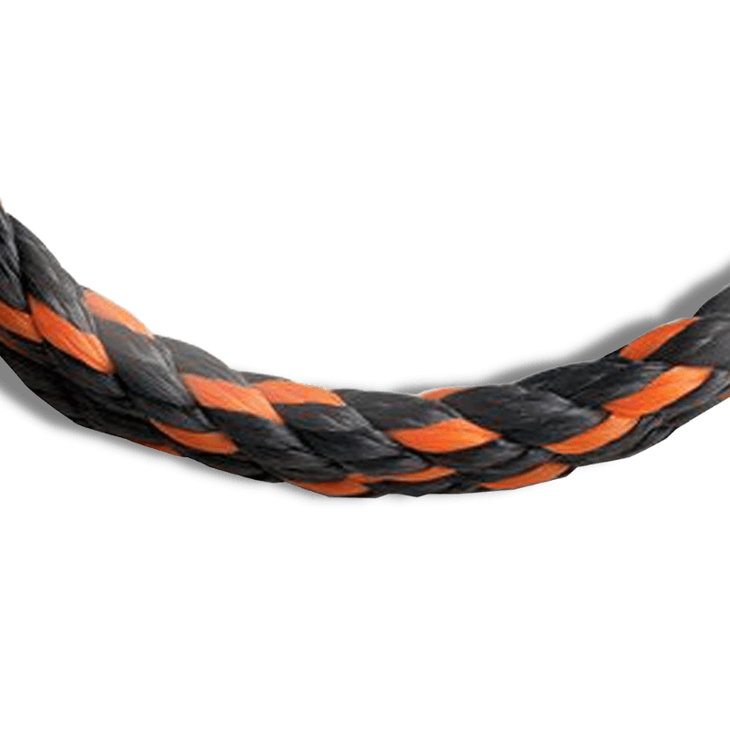 Wellington Black/Orange Twisted Poly Truck Rope 3/8 in. D X 50 ft. L | Gilford Hardware