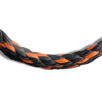 Thumbnail for Wellington Black/Orange Twisted Poly Truck Rope 3/8 in. D X 50 ft. L | Gilford Hardware