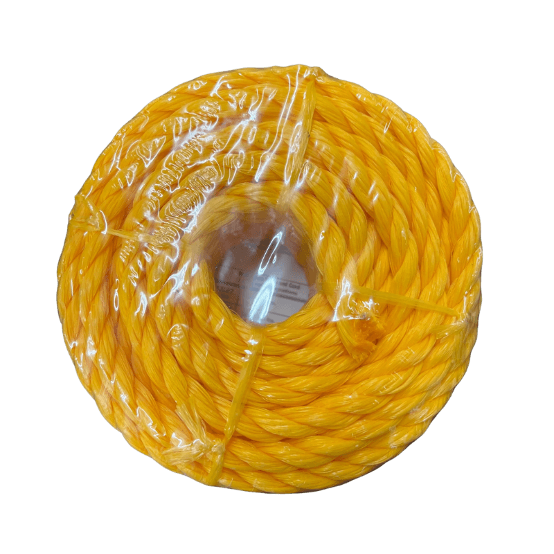 Wellington Yellow Twisted Poly Rope 1/2" X 50' | Gilford Hardware