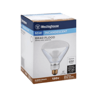 Thumbnail for Westinghouse 65 watt BR40 Floodlight Incandescent Bulb E26 (Medium) Soft White | Gilford Hardware & Outdoor Power Equipment