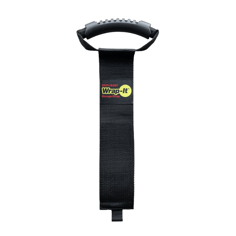 Wrap-It Black Storage Strap w/ Handle  2.5" X 28" | Gilford Hardware