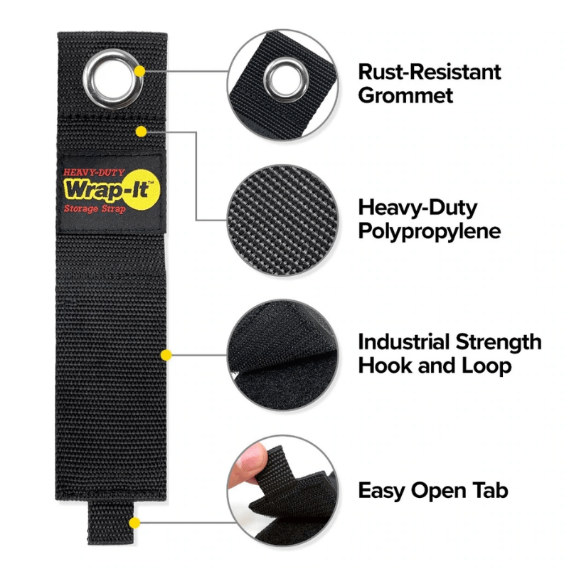 Wrap-It Heavy-duty Storage Strap 2.5" X 28" | Gilford Hardware