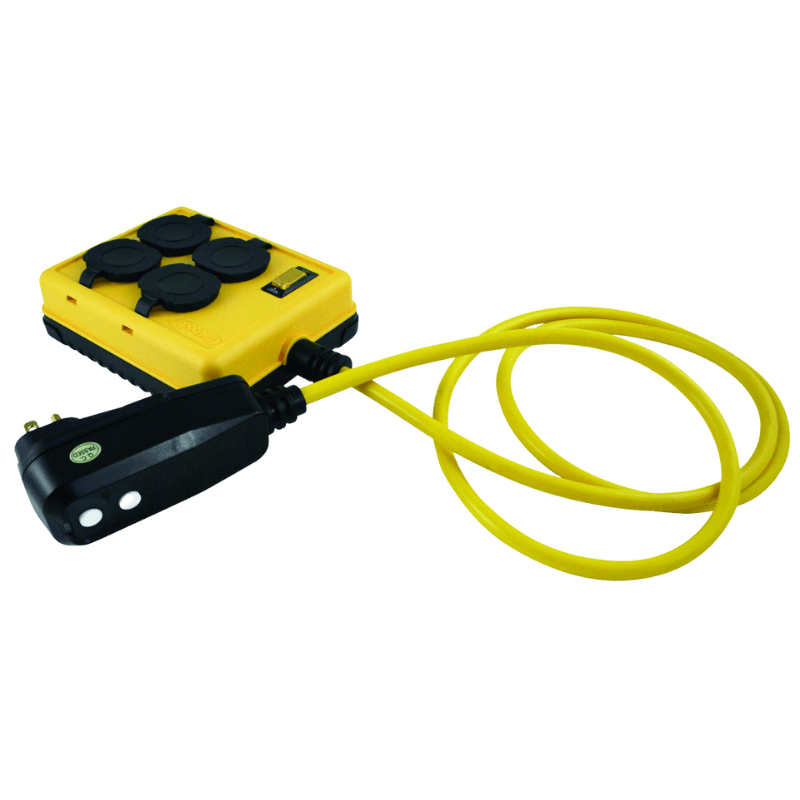 Yellow Jacket Power Block 4-Outlets 6 ft. | Gilford Hardware