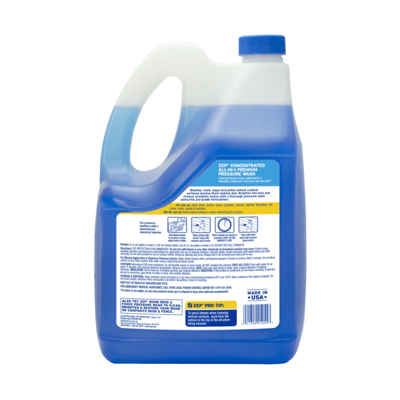 Zep All-in-1 Pressure Wash Cleaner Concentrate 1.35 Gallon. | Gilford Hardware